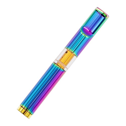 CaLeQi Zigarettenhalter Drachenmuster Wiederverwendbare saubere Teer-Tabak-Filter mit Multi-Filterung für Standardgröße Zigaretten Ø8mm, Slim Zigaretten Ø6mm und Ø5mm (Schillernd und bunt) von CaLeQi