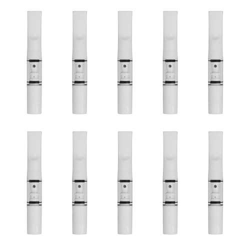Zigarettenfilter Pure White Set 10 Stück Zigarettenhalter Wiederverwendbarer sauberer Teer-Tabakfilter mit Mehrfachfilterung für Zigaretten in Standardgröße Ø8 mm, Slim-Zigaretten Ø6 mm und Ø5 mm Zigarettenfilter Pure White Set 10 Stück Zigarettenhalter Wiederverwendbarer sauberer Teer-Tabakfilter mit Mehrfachfilterung für Zigaretten in Standardgröße Ø8 mm, Slim-Zigaretten Ø6 mm und Ø5 mm von CaLeQi