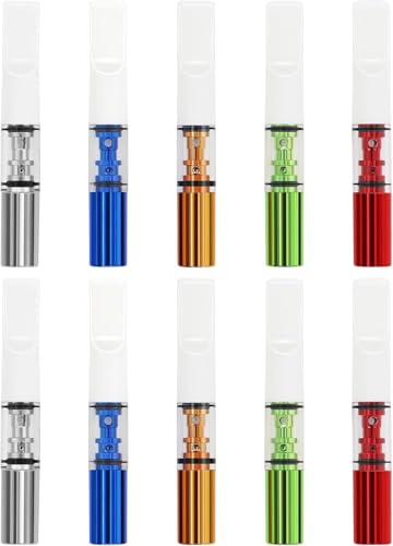 Zigarettenhalter Farbe Plating 10 Stück Wiederverwendbare Saubere Teer Tabak Filter mit Multi-Filterung für Standard-Größe Zigaretten Ø8mm, Slim Zigaretten Ø6mm und Ø5mm Zigarettenhalter Farbe Plating 10 Stück Wiederverwendbare Saubere Teer Tabak Filter mit Multi-Filterung für Standard-Größe Zigaretten Ø8mm, Slim Zigaretten Ø6mm und Ø5mm von CaLeQi