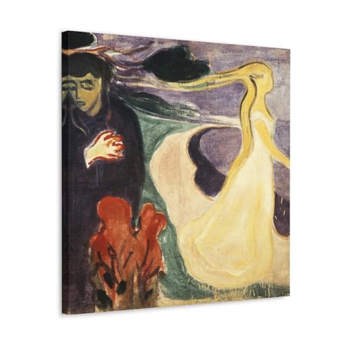 CaMbos Edvard Munch berühmte Malerarbeiten (Trennung) Druck Poster Kunstdruck Wand Foto Farbe Hängende Bild Familie Schlafzimmer Dekor Geschenk 50 x 50 cm von CaMbos