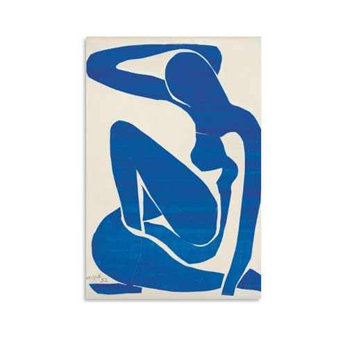 Henri Matisse Painters' Works (Blue Nude1) Druck Poster Druck Foto Kunst Malerei Leinwand Home Dekorative Schlafzimmer Moderne Dekorationen Geschenke 60 x 90 cm von CaMbos