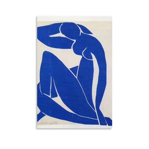 Henri Matisse Painters' Works (Blue Nude2) Druck Poster Wandkunst Bild Malerei Leinwand Drucke Kunstwerke Schlafzimmer Wohnzimmer Dekor 50 x 75 cm von CaMbos