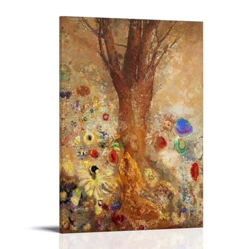 Odilon Redon Painters' Works(The Buddha)Printing Poster Artworks Canvas Room Aesthetic Wall Art Prints Home Modern Decor Gifts 20 x 30 cm von CaMbos