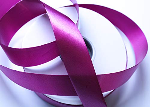 CaPiSo 100 m 25-30mm Polyband Ringelband Splissband Ballonband Ballonschnur Ballon Weihnachten 2,5 bis 3 cm breit … (Brombeere) von CaPiSo