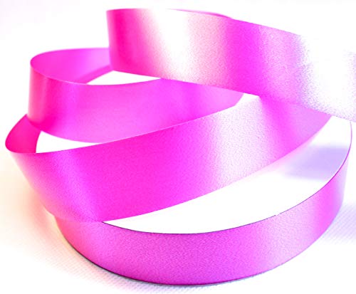 CaPiSo 100 m 25-30mm Polyband Ringelband Splissband Ballonband Ballonschnur Ballon Weihnachten 2,5 bis 3 cm breit … (Pink-Rosa) von CaPiSo