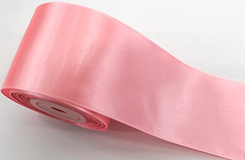 CaPiSo 10m Premium-Satinband 50mm Schleifenband Geschenkband Dekoband Dekorationsband Weihnachten Hochzeit (Rosa) von CaPiSo