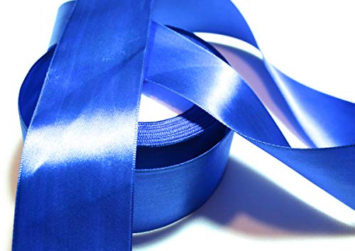 CaPiSo 22m Satinband 50mm Breite Schleifenband Geschenkband Dekoband Weihnachten Hochzeit (Marineblau, 22m) von CaPiSo