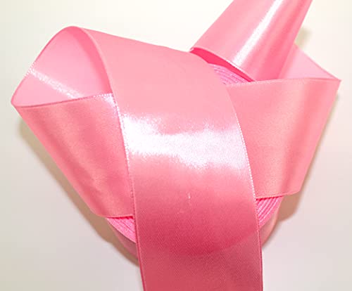 CaPiSo 22m Satinband 50mm Breite Schleifenband Geschenkband Dekoband Weihnachten Hochzeit (Rosa, 22m) von CaPiSo