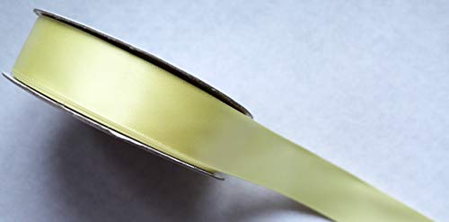 CaPiSo 25m 15mm doppelseitiges Satinband Premium-Qualität Schleifenband Satin Dekoband Geschenkband beidseitig glänzend (Champagner-Ecru) von CaPiSo