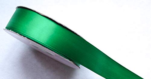 CaPiSo 25m doppelseitiges Satinband Premium-Qualität Schleifenband Satin Dekoband Geschenkband beidseitig (Grün, 40mm) von CaPiSo
