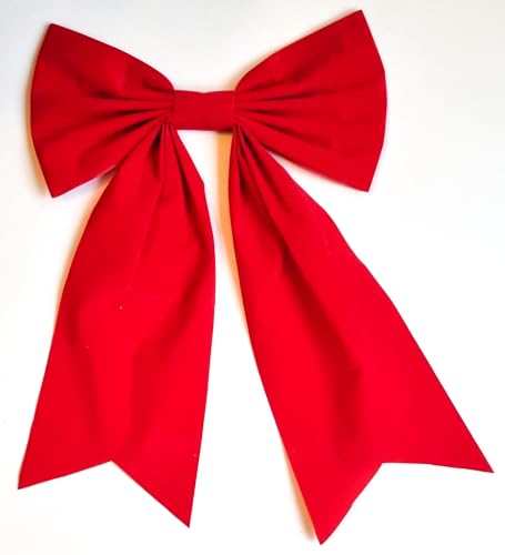 CaPiSo 4 Stück SET Velourschleifen ROT 20x30cm Weihnachtsbaum Geschenkschleifen Weihnachtsschleifen Samtschleifen Velour Adventsgesteck CaPiSo 4 Stück SET Velourschleifen ROT 20x30cm Weihnachtsbaum Geschenkschleifen Weihnachtsschleifen Samtschleifen Velour Adventsgesteck von CaPiSo