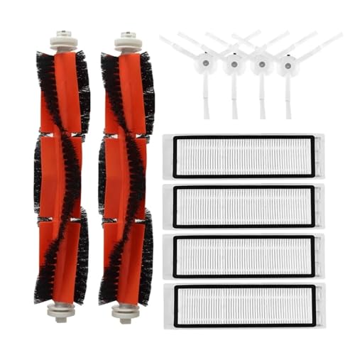Ersatzteile for Staubsauger.Seitenbürsten.Filter.Bürste.Hauptbürste.Reinigungsbürste.Staubsauger-Zubehörset.Kompatibel mit Roborock S6 MAXV S6 PURE S6 S5 MAX S4 E4 E35 E2.Kompatibel mit Xiaomi 1/1S ( von CaScam