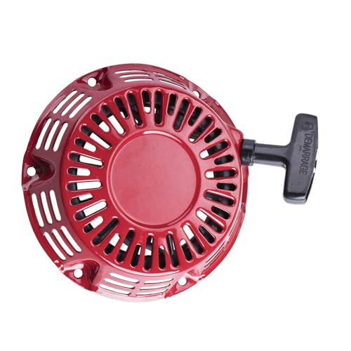 Caalii GX120 GX160 GX200 Seilzugstarter kompatibel mit Honda Pull Starter Motor 4/5,5/6,5 PS Motor, Ersatz für 28400-ZE1-003ZF 28400-ZH8-013YA, rot von Caalii