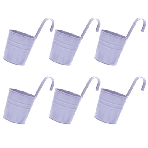 Blumentöpfe zum Aufhängen Hängend aus Metall: 6er Hängender Blumentopf Balkon Hängetöpfe Blumentöpfe Garten Töpfe mit Abnehmbarem Haken für Balkon Garten Wand Blumentöpfe zum Aufhängen Hängend aus Metall: 6er Hängender Blumentopf Balkon Hängetöpfe Blumentöpfe Garten Töpfe mit Abnehmbarem Haken für Balkon Garten Wand von Cabilock