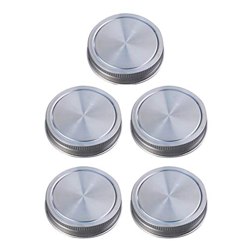 Cabilock 1 5stk Einmachglas Verschlussdeckel Schraubdeckel Ersatz Einmachgläser Schraubdeckel Einmachglasdeckel Aus Edelstahl Einmachgläser Deckel Off Deckel Kugelförmig Marmeladenglas von Cabilock