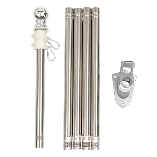 Cabilock 1 Satz 6FT Fahnenmast Kit mit Halterung Fahnenstange Flaggenmast Flaggenstange Outdoor Fahnenhalter mit Drehbaren Ringen für Fahnen Flaggen Wandmontage Zufällige Farbe Cabilock 1 Satz 6FT Fahnenmast Kit mit Halterung Fahnenstange Flaggenmast Flaggenstange Outdoor Fahnenhalter mit Drehbaren Ringen für Fahnen Flaggen Wandmontage Zufällige Farbe von Cabilock