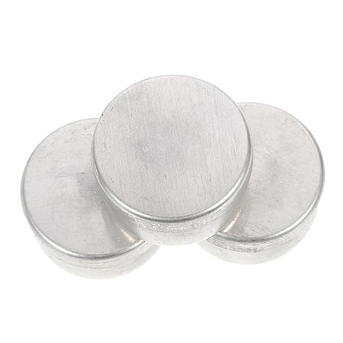 Cabilock 1 Satz Aluminiumwägungsflasche Aluminium-wägekoffer Wiegeschale Laborwägehalter Wiegegefäß Aus Aluminium Waage Werkzeug Bodenwägehalter Wiegen Von Booten Im Labor Silber 3 Stück von Cabilock