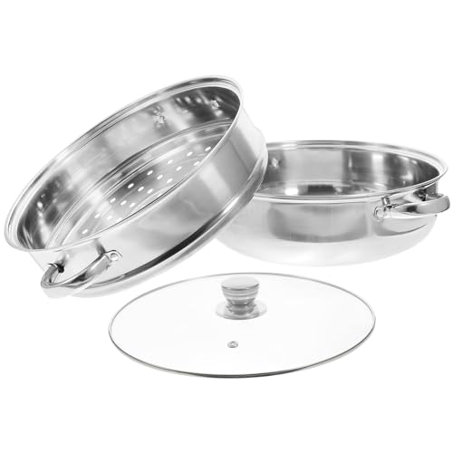 Cabilock 1 Satz Doppelter Dampfgarer aus Zweilagiger Kochtopf für Hot Pot und Suppen Ergonomischer Griff Vielseitig Einsetzbar der Küche Cabilock 1 Satz Doppelter Dampfgarer aus Zweilagiger Kochtopf für Hot Pot und Suppen Ergonomischer Griff Vielseitig Einsetzbar der Küche von Cabilock