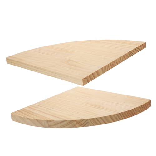 Cabilock 1 Satz Dreieckiges Gestell Eckregale An Der Wand Montiert Dekorative Wandregale Ecke Regale Zur Aufbewahrung An Der Wand Montiert Einstellbar Holz von Cabilock