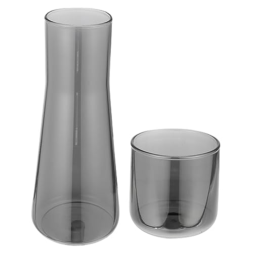 Cabilock 1 Satz Glaskühler Karton elektrische Wasserkocher zum Kochen von Wasser klarer Wasserkocher Spender Trinkflasche kühlung chillen Weinkrug Party-Karaffe aus Glas Getränkehalter Grey von Cabilock