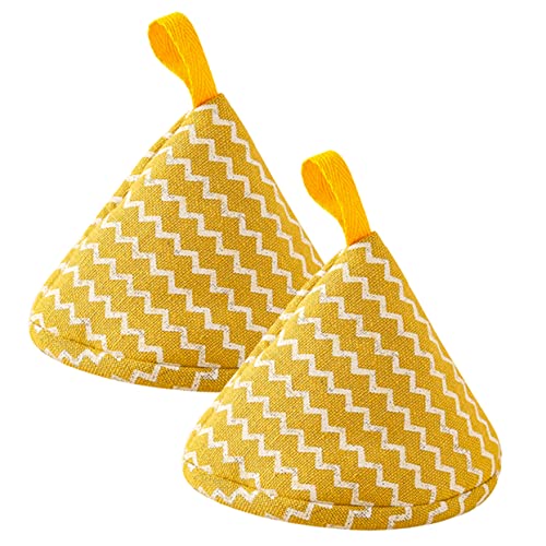 Cabilock 2stücke Topfgriffabdeckungen Aus Baumwoll Deckelknopfschutz Verbrühungsschutz Topfdeckelhülsen Kochtopfabdeckung Topfdeckelknopfkappen Küchenhelfer von Cabilock