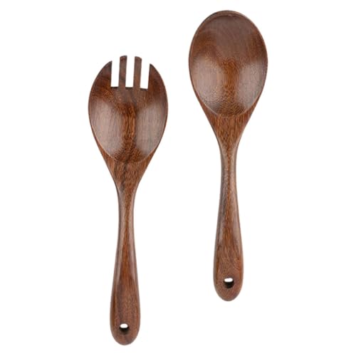 Cabilock 1 Satz Holz Salad Utensil Set Teiliges Set mit Salatlöffel und Vielseitige Küchenutensilien für Servieren und Kochen Langlebig und Leicht zu Reinigen Cabilock 1 Satz Holz Salad Utensil Set Teiliges Set mit Salatlöffel und Vielseitige Küchenutensilien für Servieren und Kochen Langlebig und Leicht zu Reinigen von Cabilock