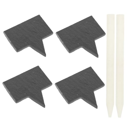 Cabilock 1 Satz Kreatives Käsemarker Set mit Schieferkäseplatten und Stiften Dekorative Cupcake Topper für Kuchen Buffet und Feiern Wiederverwendbar und Leicht zu Handhaben Cabilock 1 Satz Kreatives Käsemarker Set mit Schieferkäseplatten und Stiften Dekorative Cupcake Topper für Kuchen Buffet und Feiern Wiederverwendbar und Leicht zu Handhaben von Cabilock