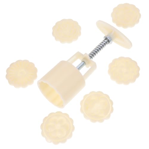Cabilock 1 Satz Kuchenform Set für Mondkuchen Teiliges Diy Stempel Set für Kekse und Desserts Wiederverwendbare Manuelle Backform für Herstellung von Traditionellen Chinesischen Gebäck Cabilock 1 Satz Kuchenform Set für Mondkuchen Teiliges Diy Stempel Set für Kekse und Desserts Wiederverwendbare Manuelle Backform für Herstellung von Traditionellen Chinesischen Gebäck von Cabilock