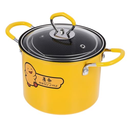 Cabilock 1 Satz Küchen Fritteuse Frittierpot mit Frittierkorb Ergonomischem Griff für Pommes Gemüse und Fleisch für Schnelles und Sicheres Frittieren zu Hause von Cabilock