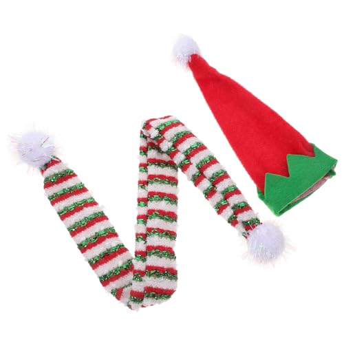 Cabilock 1 Satz Mini Weihnachtsmütze und Schal Set Kreative Dekoration für Weinflaschen Weihnachtsbaum Bastelprojekte Niedliche und Vielseitige Festtagsdeko Leuchtenden Farben zur Cabilock 1 Satz Mini Weihnachtsmütze und Schal Set Kreative Dekoration für Weinflaschen Weihnachtsbaum Bastelprojekte Niedliche und Vielseitige Festtagsdeko Leuchtenden Farben zur von Cabilock