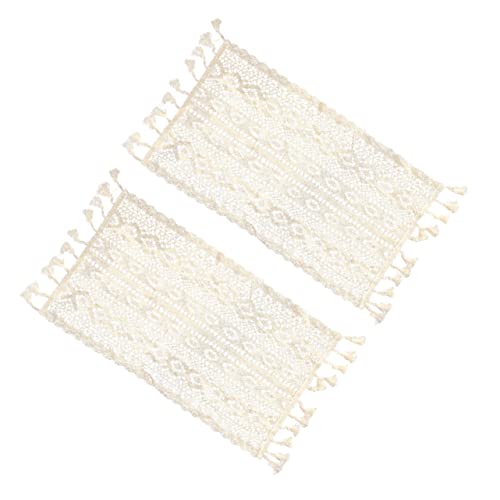 Cabilock 1 Satz Romantische Französische Spitzen Tischläufer Teiliges Landhausstil Tischdecke Und Platzset Weiß Schützend Und Dekorativ Für Hochzeit Festtage Und Esszimmer 2 Stück Cabilock 1 Satz Romantische Französische Spitzen Tischläufer Teiliges Landhausstil Tischdecke Und Platzset Weiß Schützend Und Dekorativ Für Hochzeit Festtage Und Esszimmer 2 Stück von Cabilock