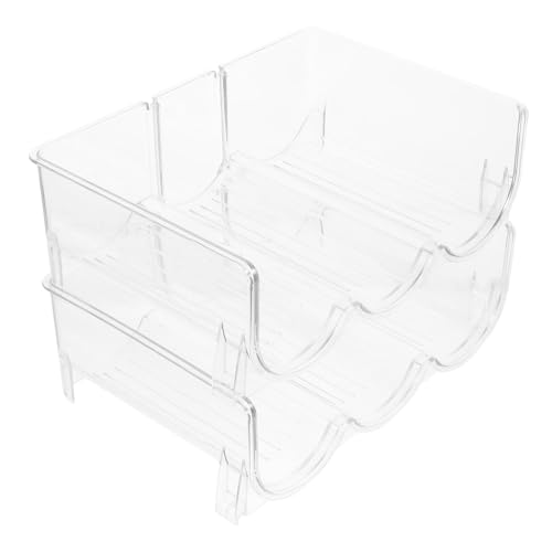 Cabilock 1 Satz Stapelbarem Wasserflaschen Organizer für Küche Pet Transparenter Flaschenhalter für Kühlschrank und Tisch Teiliges Platzsparend und Wiederverwendbar Cabilock 1 Satz Stapelbarem Wasserflaschen Organizer für Küche Pet Transparenter Flaschenhalter für Kühlschrank und Tisch Teiliges Platzsparend und Wiederverwendbar von Cabilock