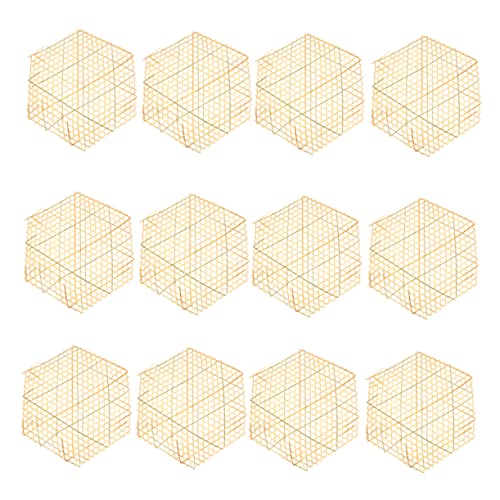 Cabilock 12 Stück Kochen Matten Hitzebeständige Küchenmatte Handgewebte Geschirrmatte Dekorative Tellerunterlage Für Frittierte Speisen Pflegeleichte Abtropfmatte Für von Cabilock