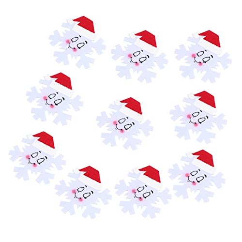 Cabilock 1 Satz Teiliges Untersetzer Aus Wärmeisolierende Tassenmatte Für Weihnachtsdeko Wiederverwendbar Und Waschbar Für Tische Und Partydekoration 10 Stück von Cabilock