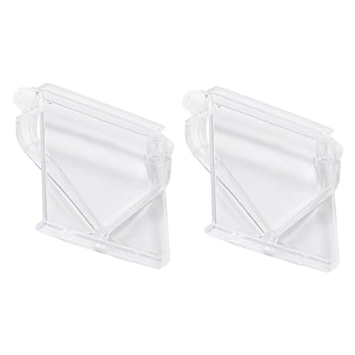Cabilock 1 Satz Tv Oberregal Halterung Teiliges Verstellbares Regal Für Monitor Router Und Zubehör Transparente Ablage Für Schreibtisch Und Wohnzimmer Platzsparendes Design Für 2 Stück von Cabilock
