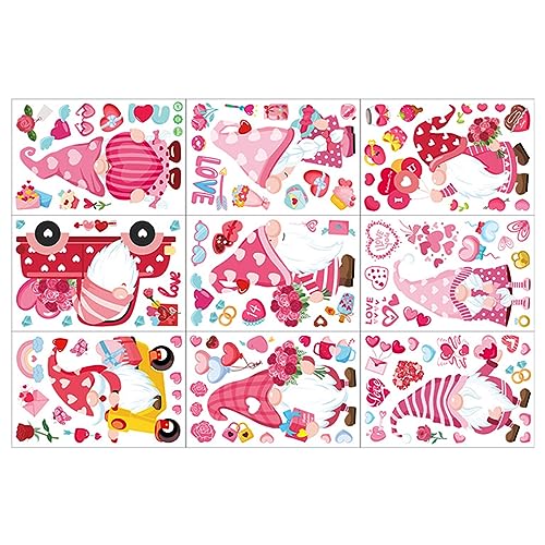 Cabilock 1 Satz Valentinstag Fensterdekoration Selbstklebende Gnome Fensterfolie für Zuhause und Geschäfte Einfache Anwendung Kreative Designs Blickfang für Feiern und Messen Cabilock 1 Satz Valentinstag Fensterdekoration Selbstklebende Gnome Fensterfolie für Zuhause und Geschäfte Einfache Anwendung Kreative Designs Blickfang für Feiern und Messen von Cabilock