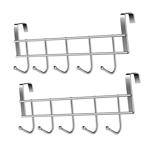 Cabilock 1 Satz Wandhaken Mit Aufhängemöglichkeiten Vielseitige Tür Und Badezimmerhaken Für Handtücher Taschen Und Robust Und Platzsparend 2 Stück Cabilock 1 Satz Wandhaken Mit Aufhängemöglichkeiten Vielseitige Tür Und Badezimmerhaken Für Handtücher Taschen Und Robust Und Platzsparend 2 Stück von Cabilock
