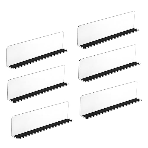 Cabilock 1 Satz Warenabscheider aus PVC Stabile Regaltrenner für Supermärkte und Geschäfte mit Magnet zur Einfachen Warenklassifizierung und Organisation von Cabilock