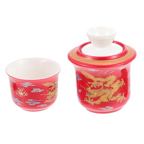 Cabilock 1 Set Huang 2 Liang Keramik Weinwärmer Chinesischer Weinwärmer Chinesischer Wärmer Verwendung Von Trinkutensilien Wärmer Wasserkocher Japanische Getränke Sake Warmer Topf von Cabilock