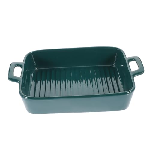 Cabilock 1 Stück Backgeschirr Auflaufform backen Auflaufform Backform Keramik Green Cabilock 1 Stück Backgeschirr Auflaufform backen Auflaufform Backform Keramik Green von Cabilock