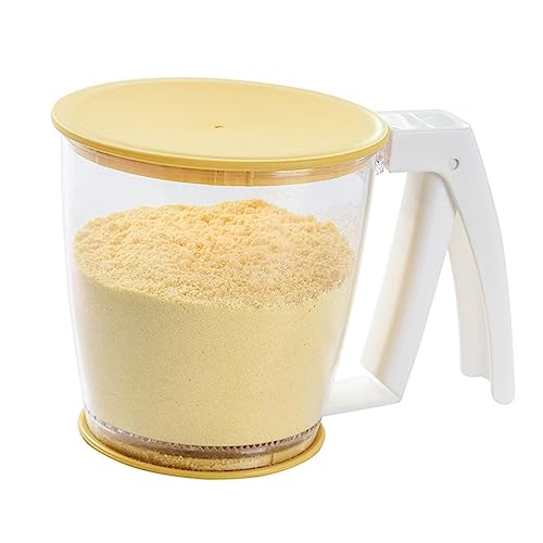 Cabilock 1 Stück Handstreuer Mehlstreuer Mehlsieb Puderzuckerstreuer Mehlsieb Backsieb Kaffeesieb Sichter Zum Backen Küchensieb Küchensieb Backsieb Gelb Cabilock 1 Stück Handstreuer Mehlstreuer Mehlsieb Puderzuckerstreuer Mehlsieb Backsieb Kaffeesieb Sichter Zum Backen Küchensieb Küchensieb Backsieb Gelb von Cabilock