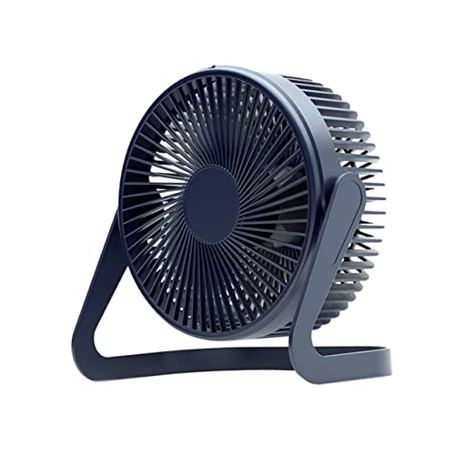 Cabilock 1 Stück Klein USB Tischventilator Mini Leiser mit Geschwindigkeitsstufen Drehung Tragbarer Elektro Lüfter für Büro Zuhause und Schlaf Blau Schwarz Cabilock 1 Stück Klein USB Tischventilator Mini Leiser mit Geschwindigkeitsstufen Drehung Tragbarer Elektro Lüfter für Büro Zuhause und Schlaf Blau Schwarz von Cabilock