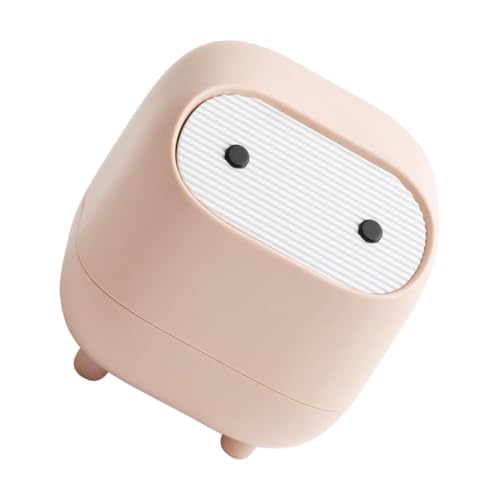 Cabilock 1 Stück Mini Mülleimer Küchenmülleimer Kleiner Mülleimer Recycling Abfalleimer Home Office Korb Desktop Weißer Mülleimer Schmaler Mülleimer Mülleimer Wohnzimmer Einfach von Cabilock