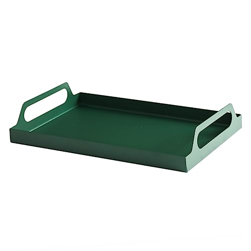 Cabilock 1 Stück schmiedeeisernes Tablett rechteckiges Serviertablett Teller Servierschale Party Tabletts groß Rechteckiges Tablett aus Metall Serviertablett aus Eisen Green Cabilock 1 Stück schmiedeeisernes Tablett rechteckiges Serviertablett Teller Servierschale Party Tabletts groß Rechteckiges Tablett aus Metall Serviertablett aus Eisen Green von Cabilock