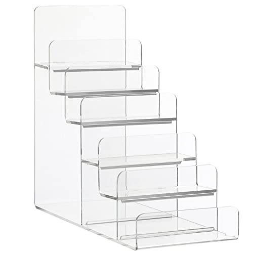 Cabilock 1 x Geldbörsen-Ständer, Acryl, 6 Schichten, Geldbörsenständer, Regal, Brillen, Schmuck, Display-Riser, Regal, Vitrine, Befestigungen für Einzelhandelsgeschäfte, Zuhause von Cabilock