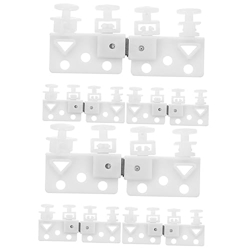 Cabilock 10 Paar Vorhang-Magnet-Touch-Rad Flexible Vorhangschiene Heim-Vorhang-Zubehör Magnet-Vorhang-Gleitrad Vorhangläufer Rad-Vorhangteile Universal-Gleiter von Cabilock