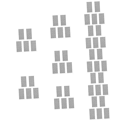 Cabilock 10 Sätze Reflektierende Marker Hochreflektierende Scanning Dots Robuste Langlebige Markierungspunkte Für Präzise Einfache Anwendung Für Scanner Referenzpunkte 5 Blätter * 10 von Cabilock