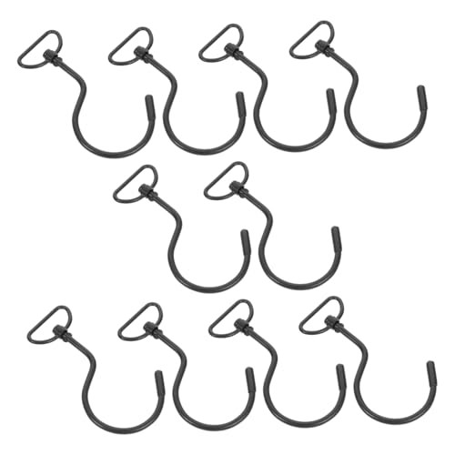 Cabilock 10 Stück Drehbarer Metallhaken Teiliges Installieren für Küche Bad und Schlafzimmer Vielseitig Einsetzbar Robust und von Cabilock