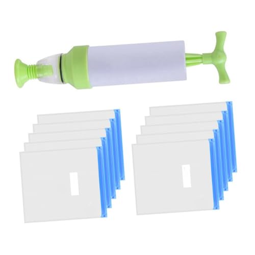 Cabilock 10 Stück Drucker Filament Vakuumbeutel Teiliges mit Handpumpe Doppelter Reißverschluss Luftdicht und Platzsparend zur Filamentlagerung und Feuchtigkeitsschutz von Cabilock