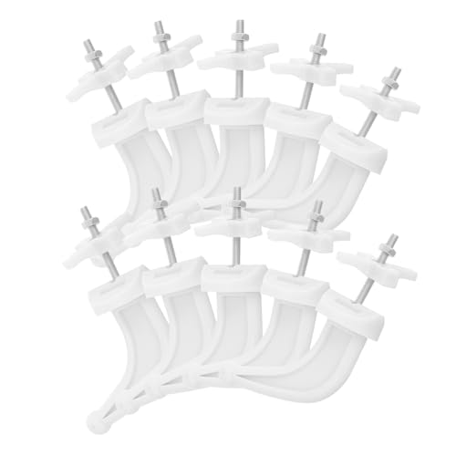 Cabilock 10 Stück Heizkörperhaken Platzsparendes Handtuch und Kleideraufhängesystem für Rundheizkörper Einfache Installation Design für Badezimmer und Wohnräume von Cabilock